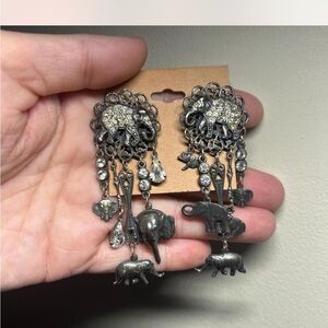 Elephant Dangle Earrings